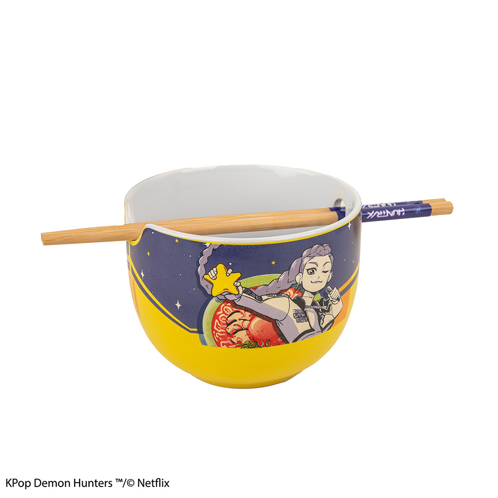 Ramen Bowl with Chopsticks K-POP DEMON HUNTERS Rumi Superstar Flavor Noodles