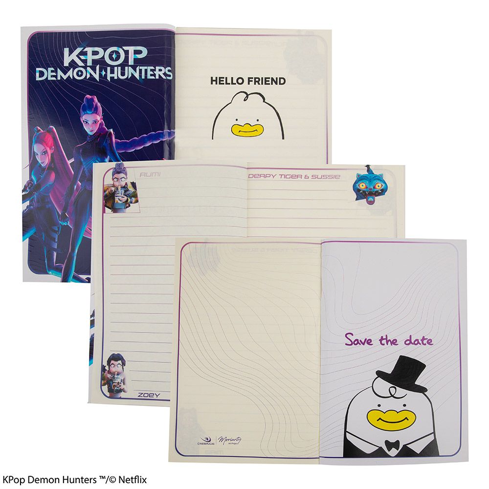 Premium Soft Notebook A5 K-POP DEMON HUNTERS HUNTR/X