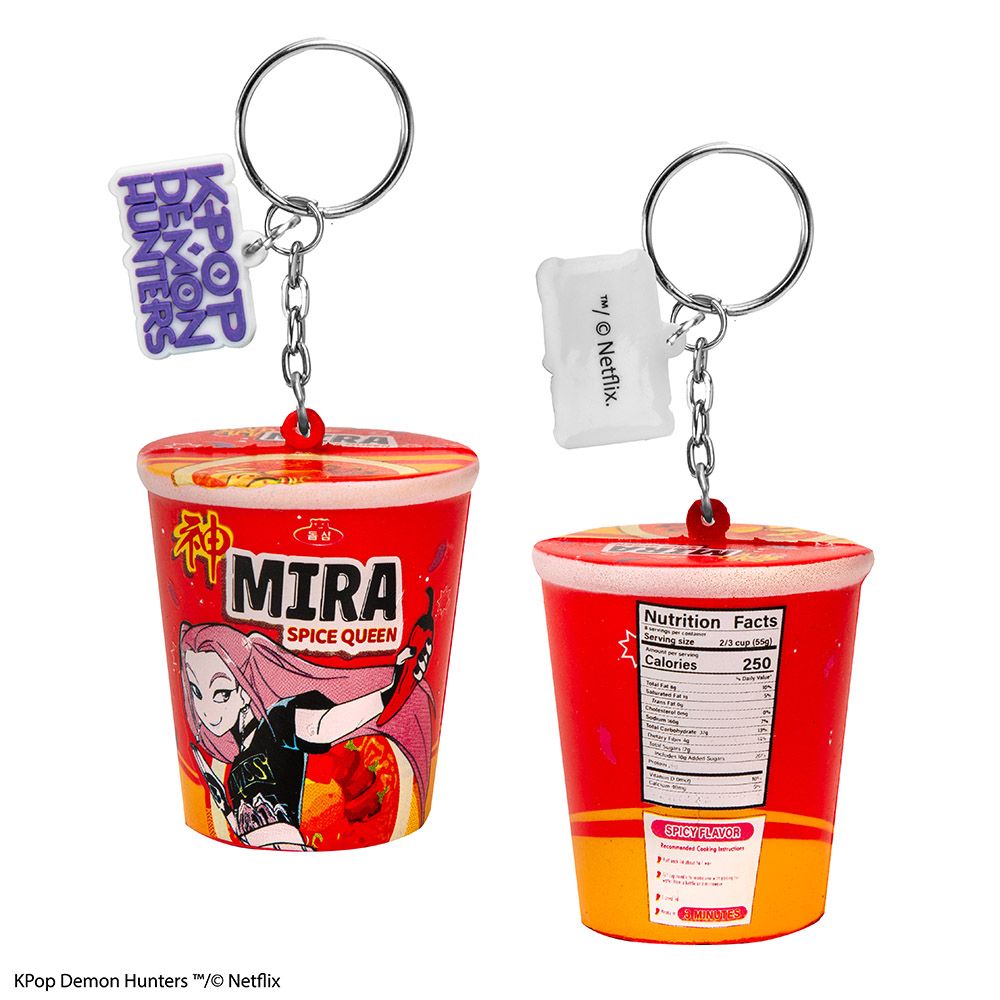 Squishy keyring K-POP DEMON HUNTERS Noodle Cup Mira Spice Queen