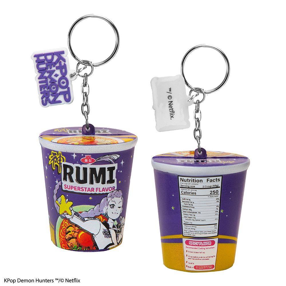 Squishy keyring K-POP DEMON HUNTERS Noodle Cup Rumi Superstar Flavor