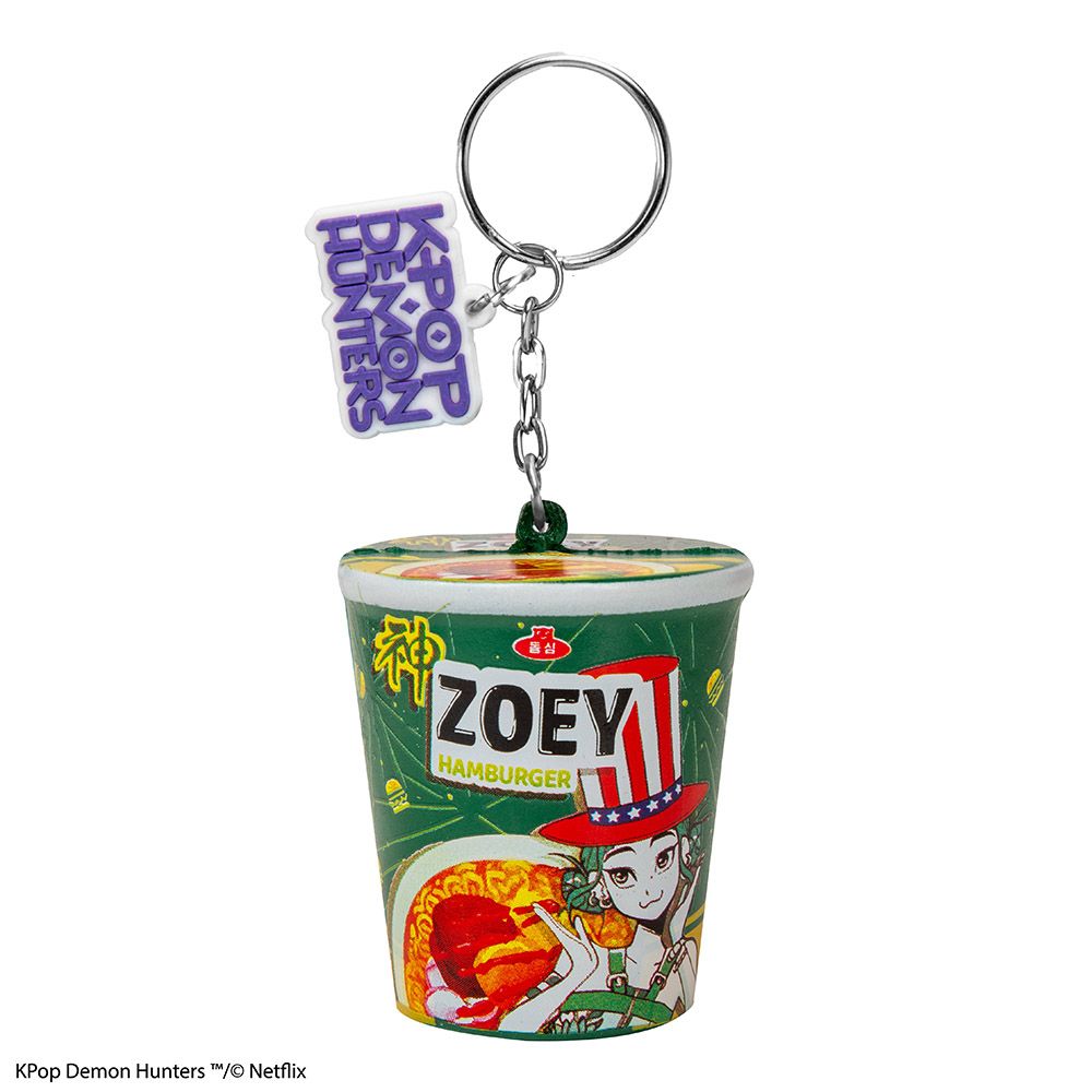 Squishy Μπρελόκ K-POP DEMON HUNTERS Zoey Hamburger Noodles