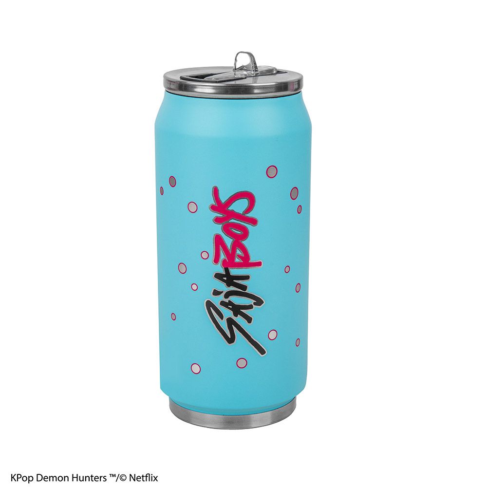 Metallic Cup with straw Hot&Cold 500ml K-POP DEMON HUNTERS Soda Pop Can