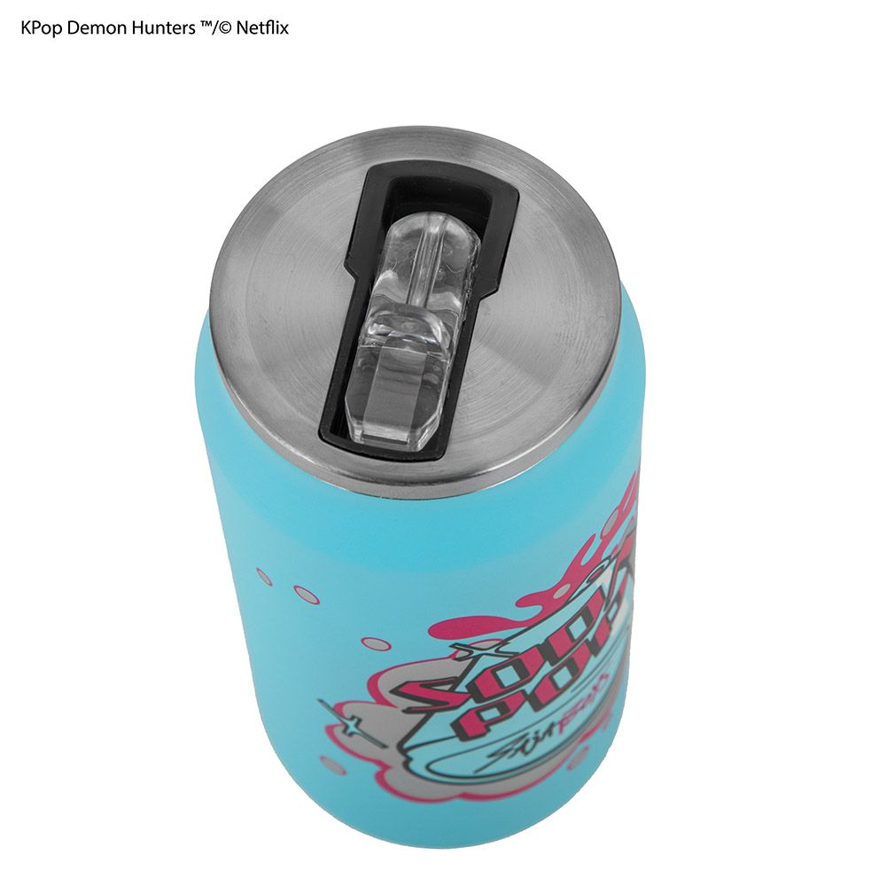 Metallic Cup with straw Hot&Cold 500ml K-POP DEMON HUNTERS Soda Pop Can