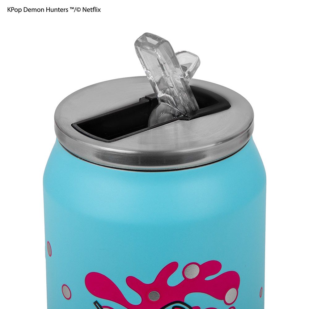 Metallic Cup with straw Hot&Cold 500ml K-POP DEMON HUNTERS Soda Pop Can