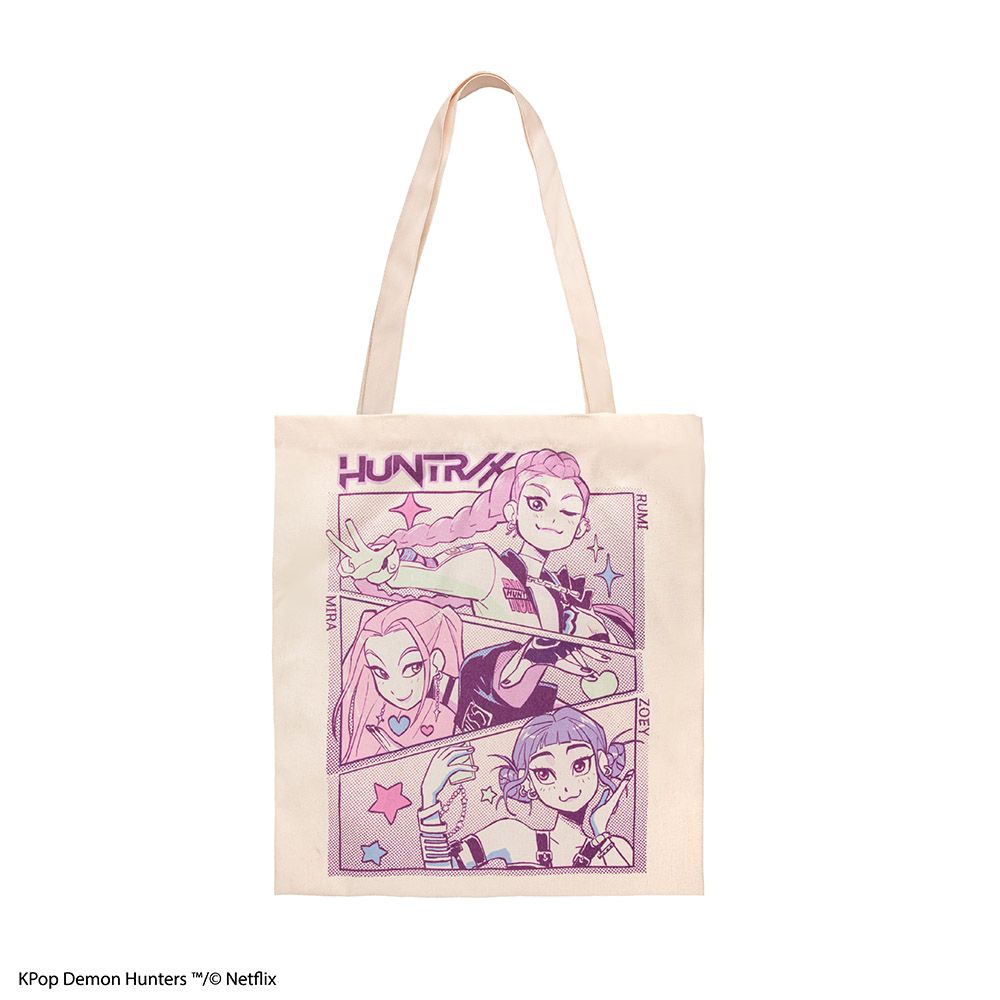 Woven Tote Bag K-POP DEMON HUNTERS A Battle For The Fans