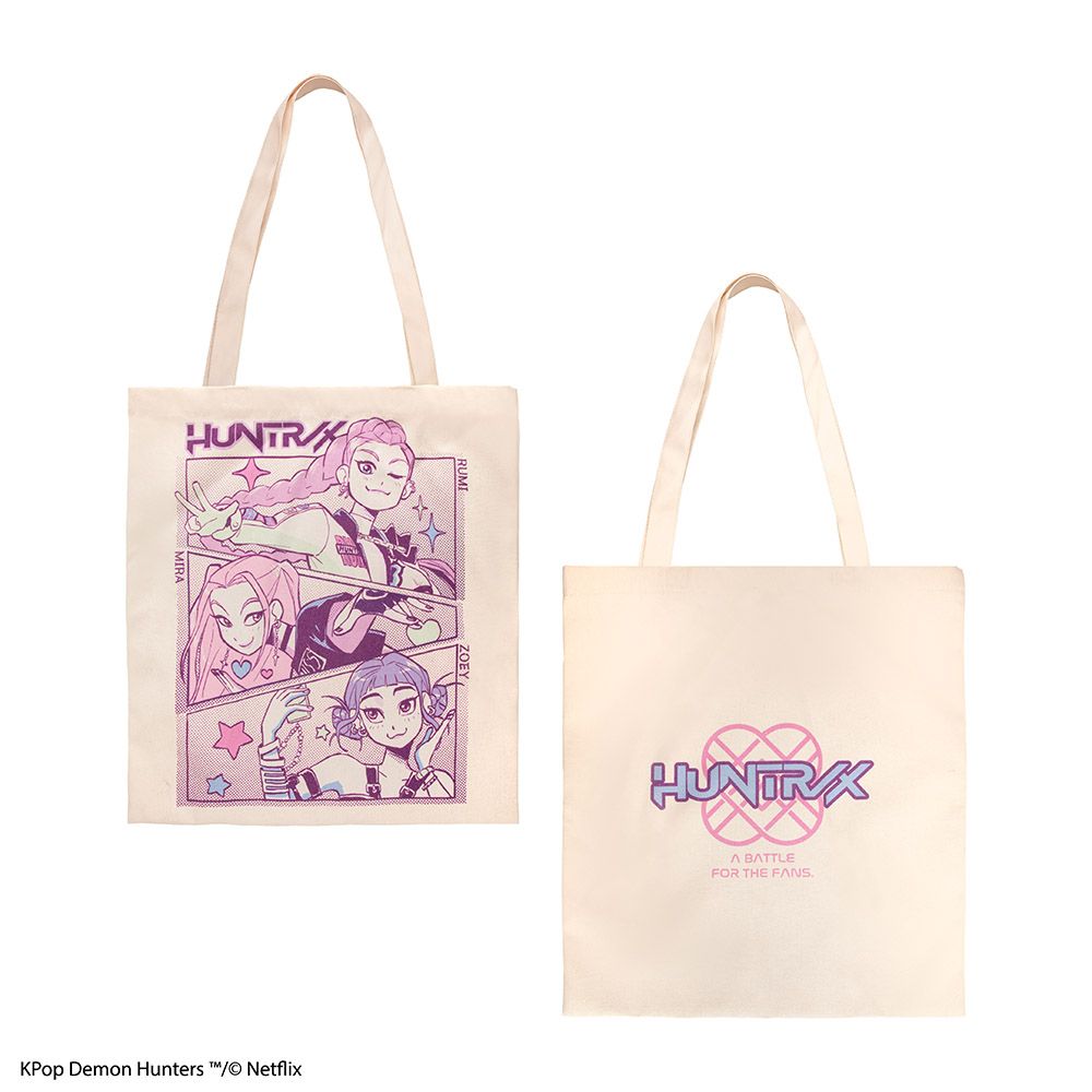 Woven Tote Bag K-POP DEMON HUNTERS A Battle For The Fans