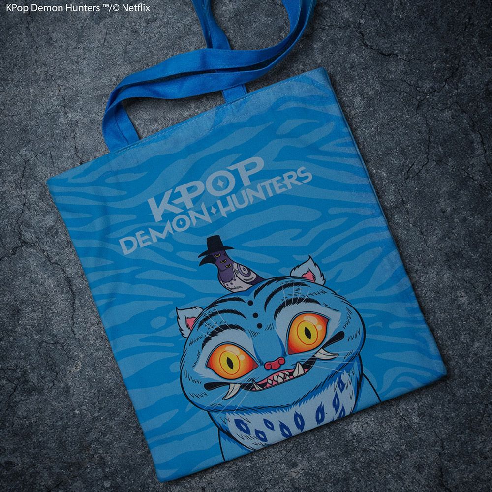 Woven Tote Bag K-POP DEMON HUNTERS Derpy & Sussie