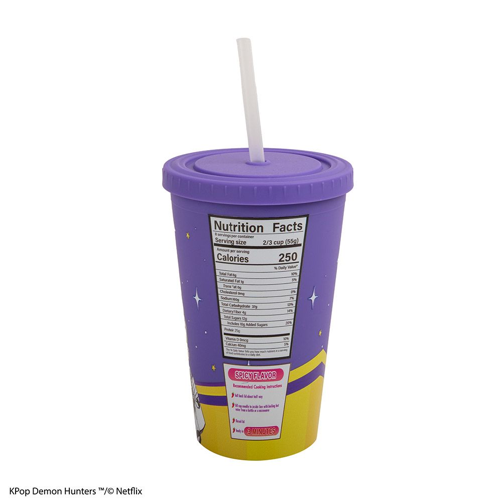 Tumbler with Straw 475ml K-POP DEMON HUNTERS Rumi Superstar Flavor