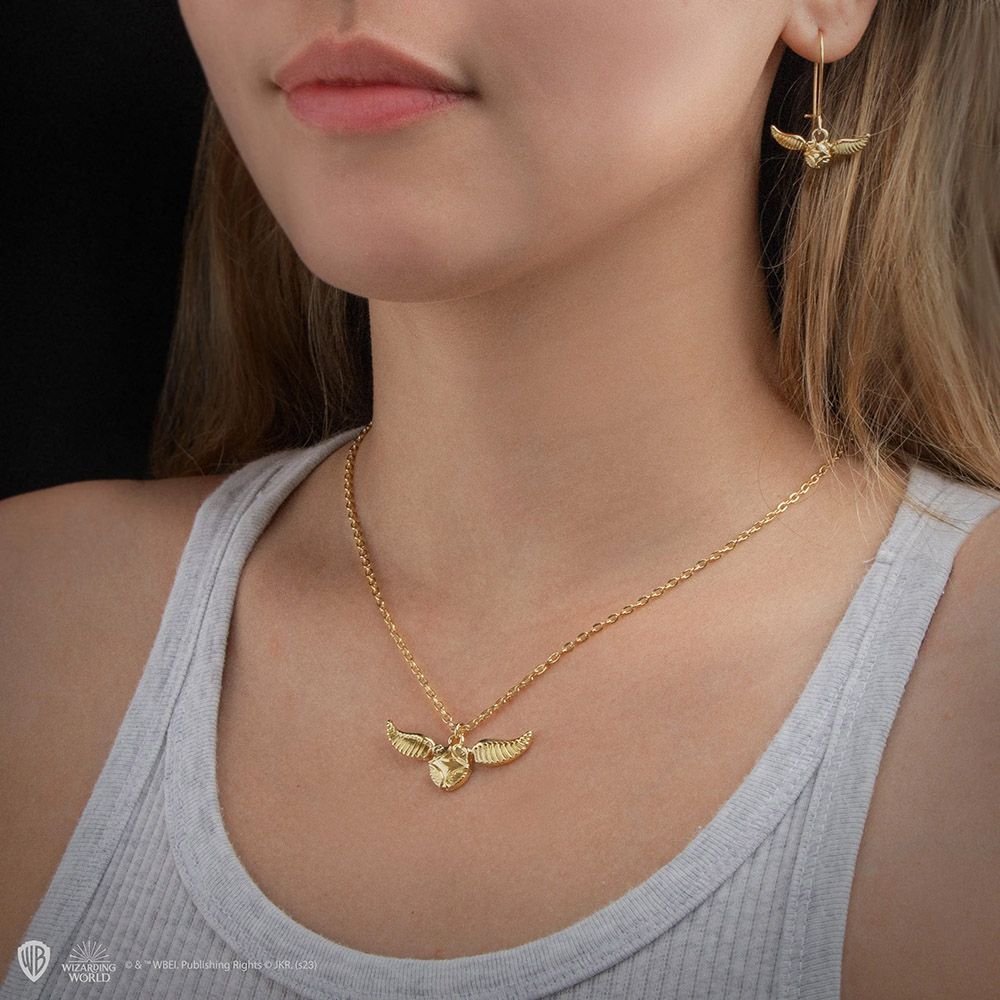 Earrings HARRY POTTER Golden Snitch