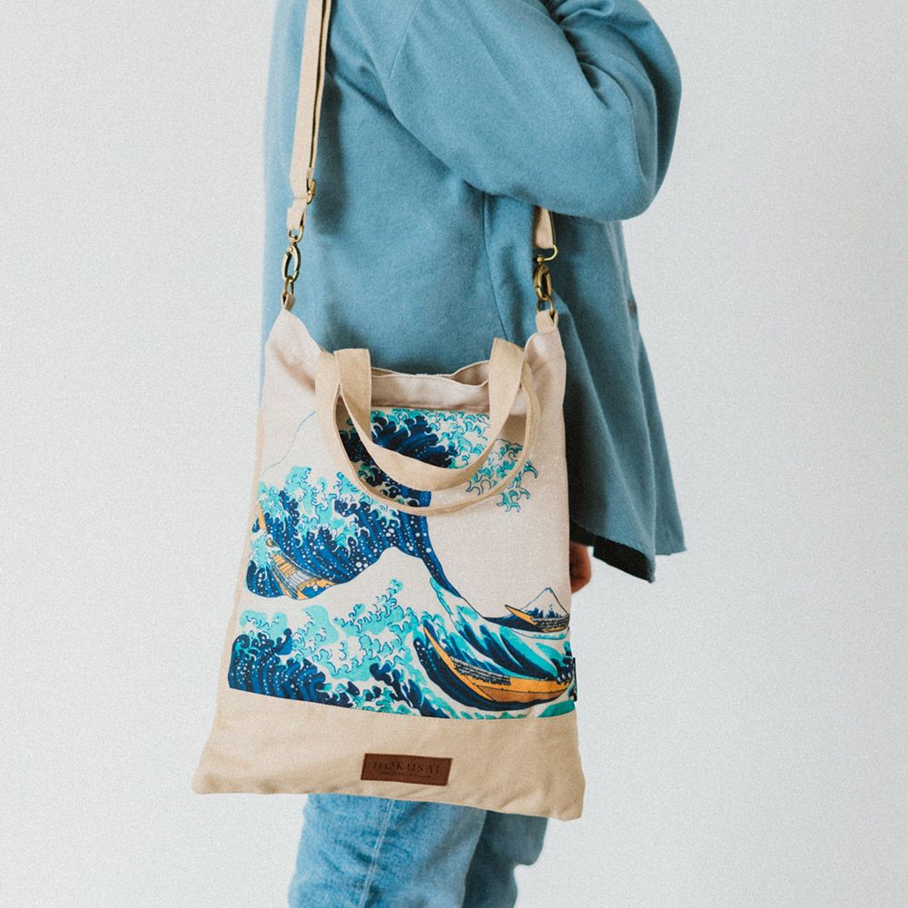 Premium Τσάντα Αγορών Οικολογική JAPANESE ART Hokusai by Kokonote