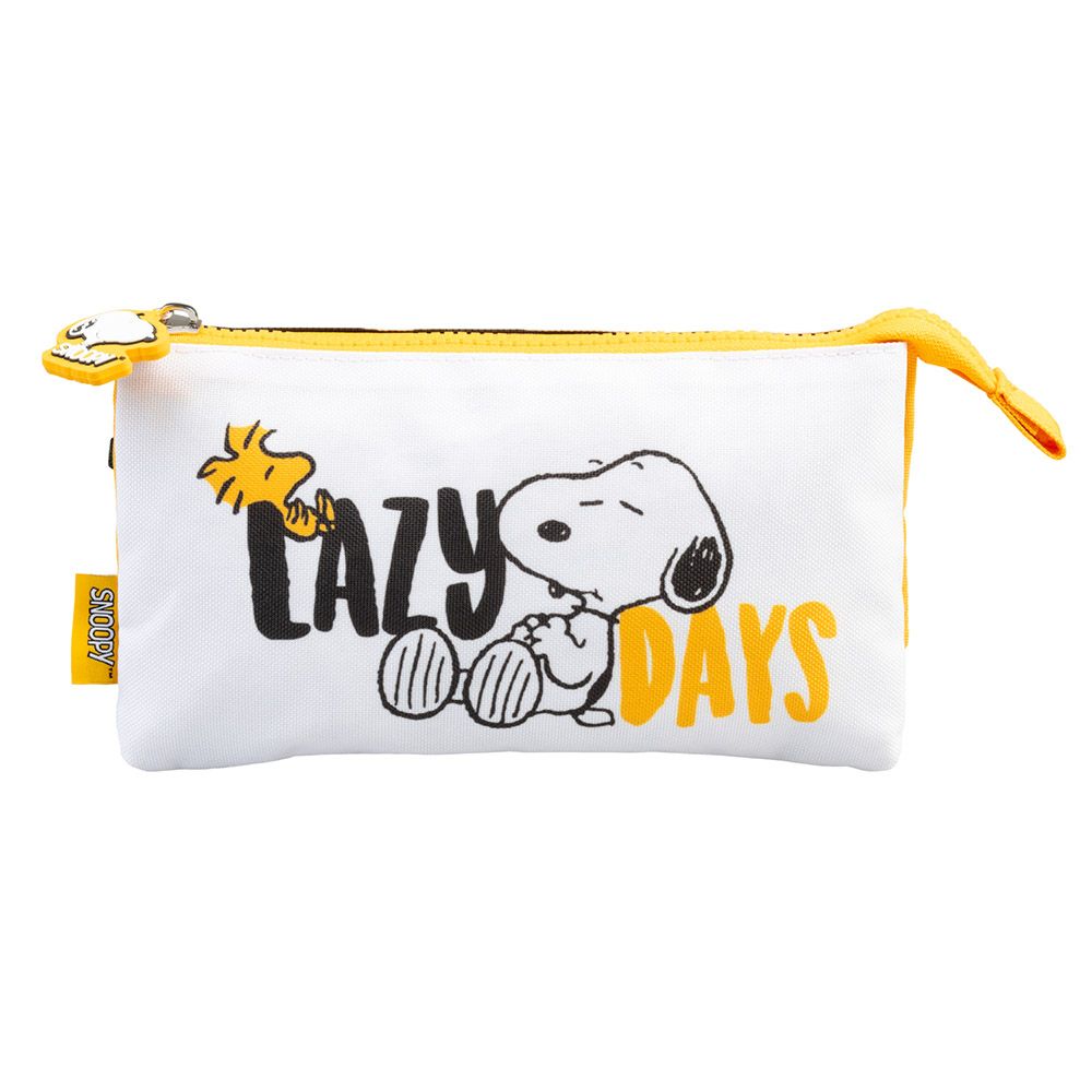 Triple Pencil case 22cm SNOOPY Lazy Days