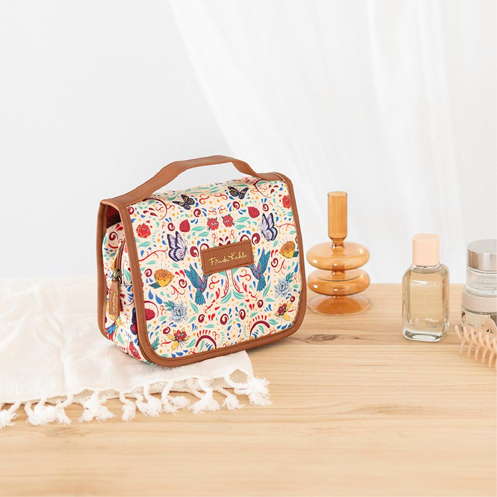 Hanging Travel Toiletry Bag FRIDA KAHLO Viva La Vida