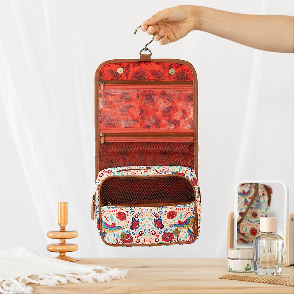 Hanging Travel Toiletry Bag FRIDA KAHLO Viva La Vida