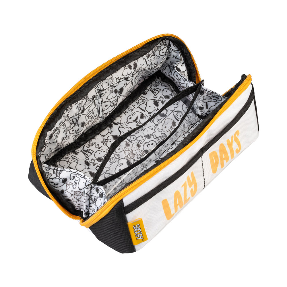 Double Rectangular Case SNOOPY Lazy Days