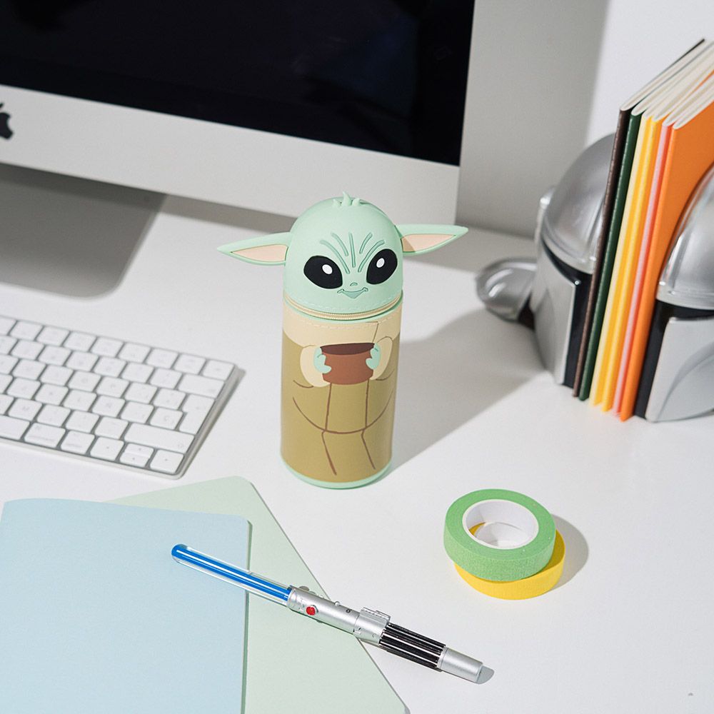 3D Pencil Case 18cm STAR WARS THE MANDALORIAN AND GROGU The Child Grogu