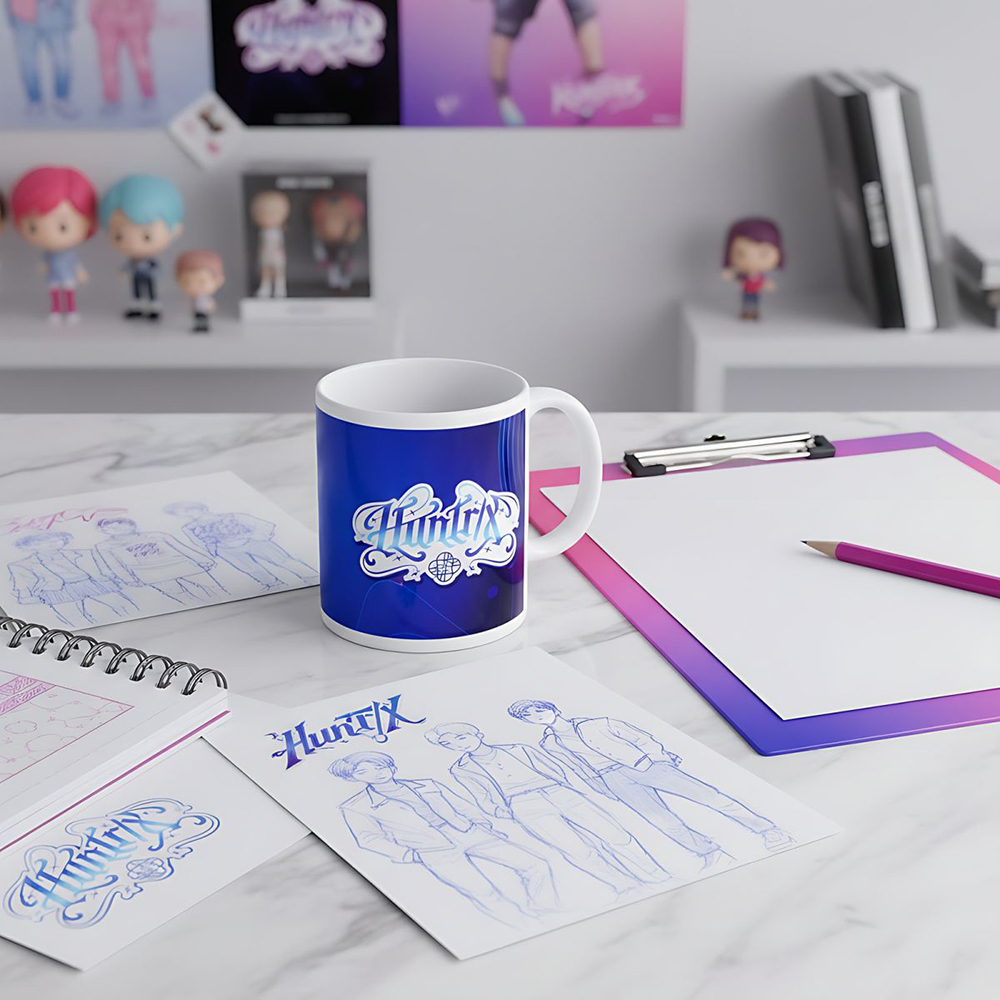 Mug 330ml K-POP DEMON HUNTERS HUNTR/X Logo