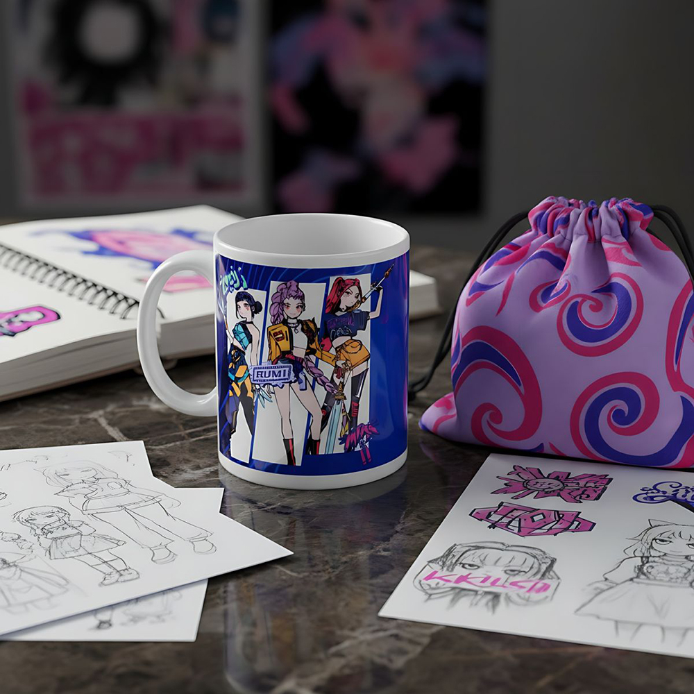 Mug 330ml K-POP DEMON HUNTERS HUNTR/X Logo