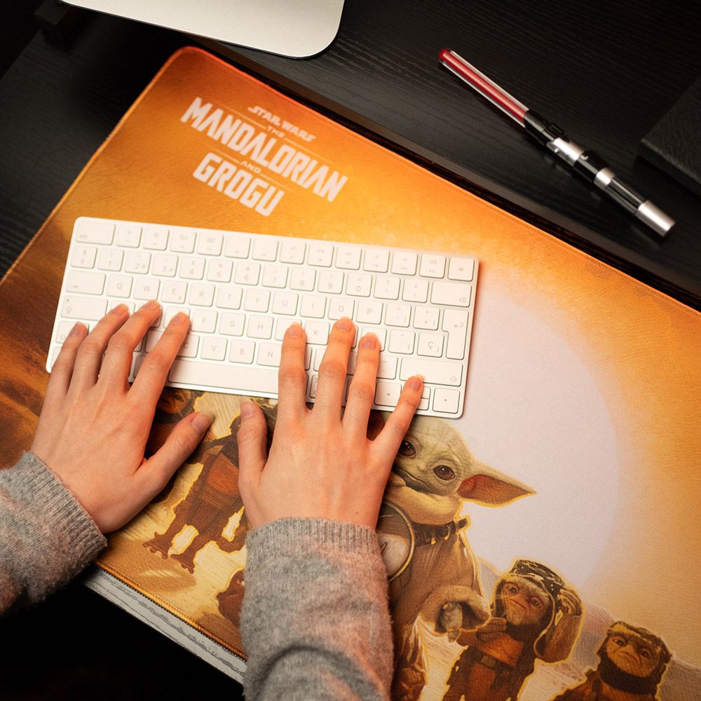 Gaming Pad XL 35Χ80cm STAR WARS THE MANDALORIAN AND GROGU