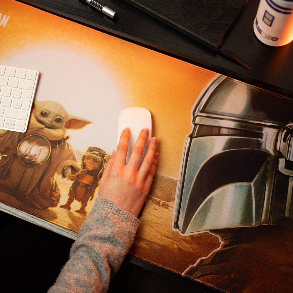 Gaming Pad XL 35Χ80cm STAR WARS THE MANDALORIAN AND GROGU
