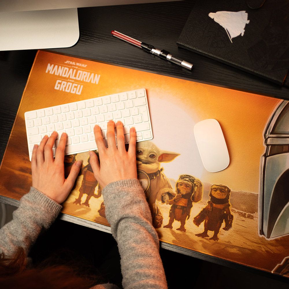 Gaming Pad XL 35Χ80cm STAR WARS THE MANDALORIAN AND GROGU