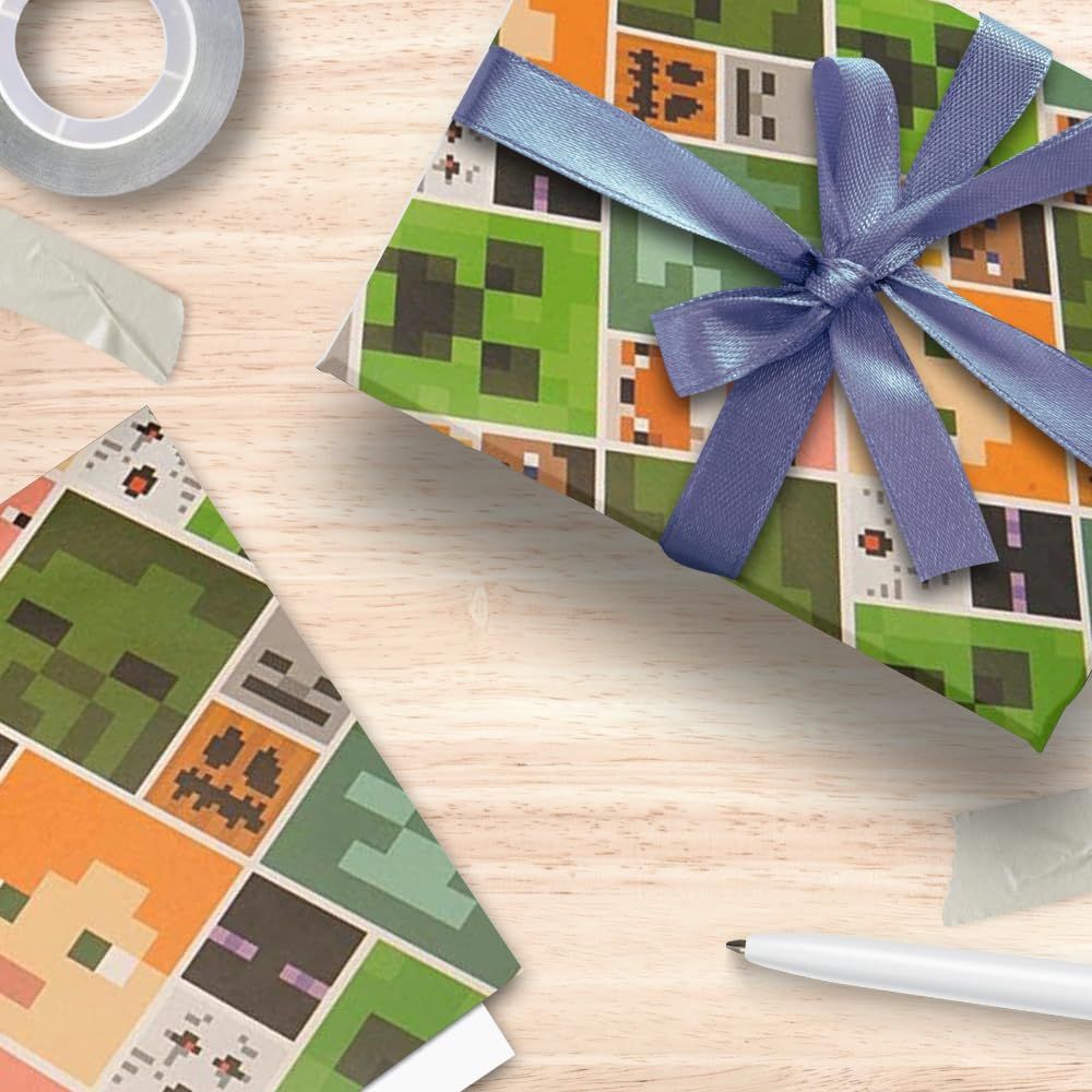 Gift Wrapping Paper 50Χ70cm MINECRAFT #1
