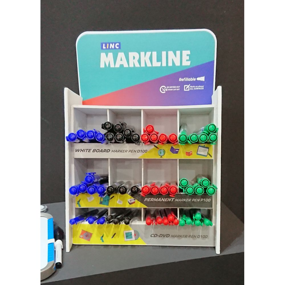 Μαρκαδόρος LINC Markline/μπλε 10τμχ