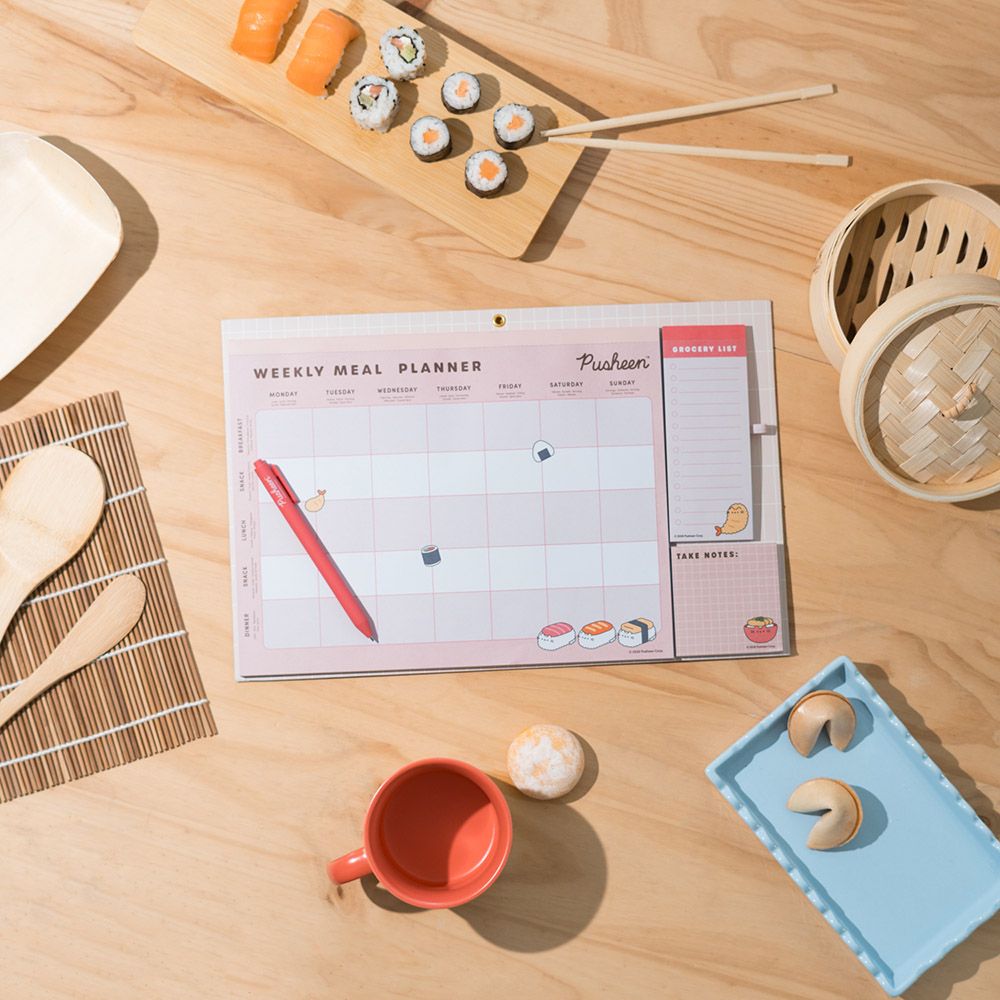 Magnetic Planner PUSHEEN Sushi Roll