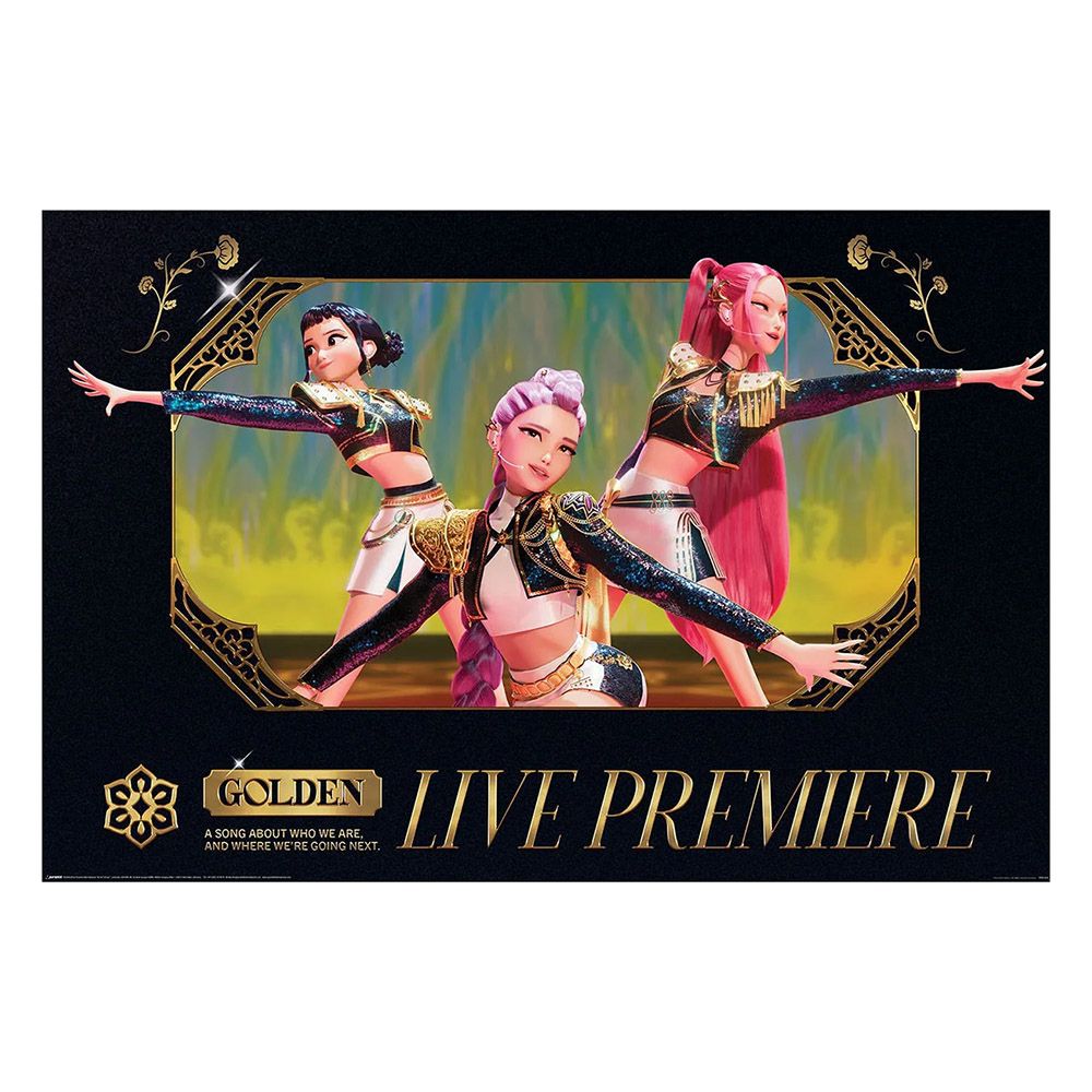 (GOLDEN LIVE) Maxi Poster K-POP DEMON HUNTERS