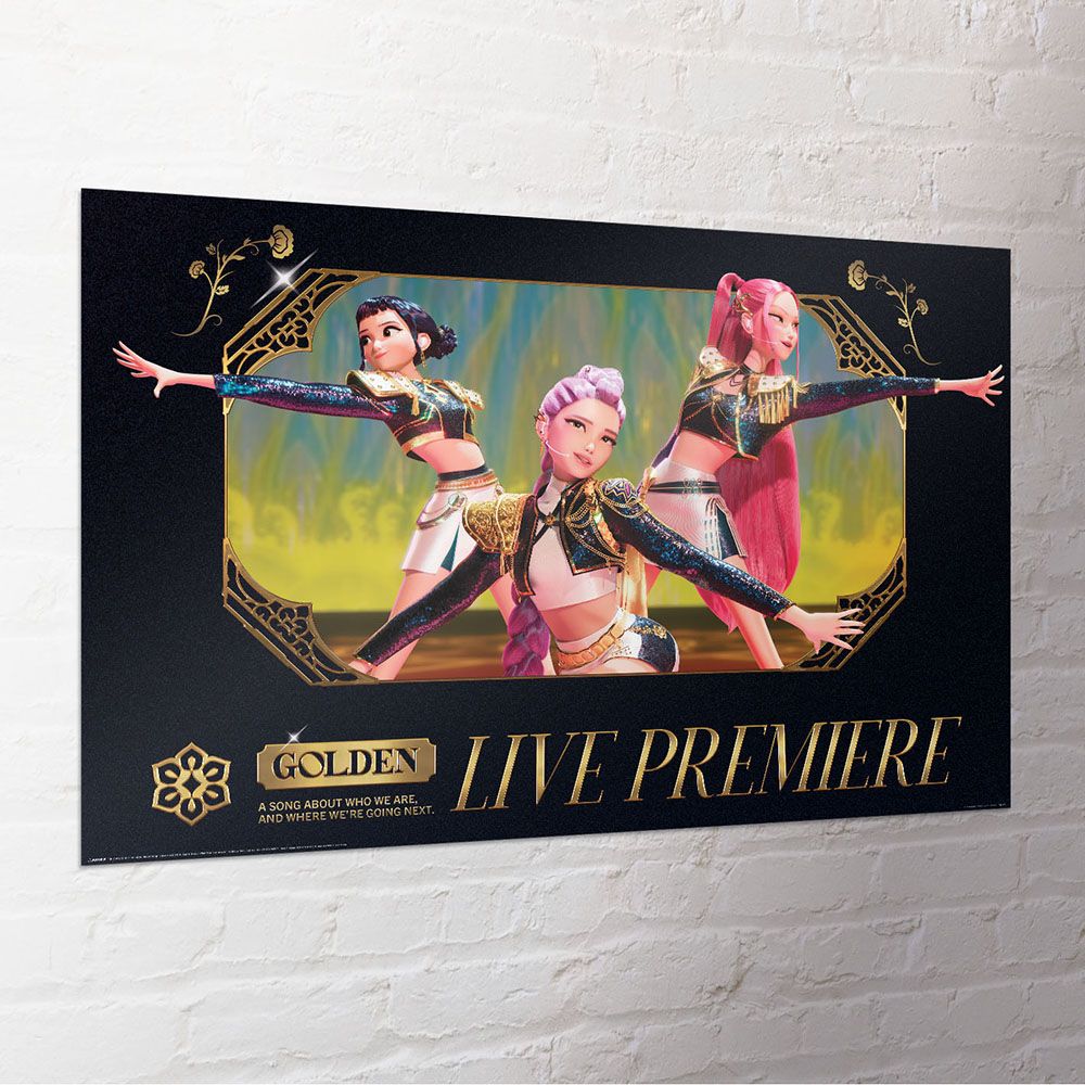 (GOLDEN LIVE) Maxi Poster K-POP DEMON HUNTERS