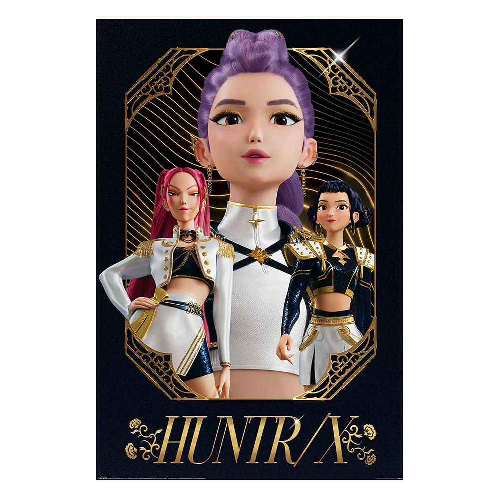 (HUNTRIX GOLDEN) Maxi Poster K-POP DEMON HUNTERS
