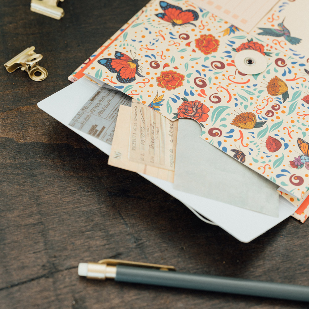 Weekly Planner Notepad 19Χ17cm with Sticky Notes FRIDA KAHLO Viva La Vida