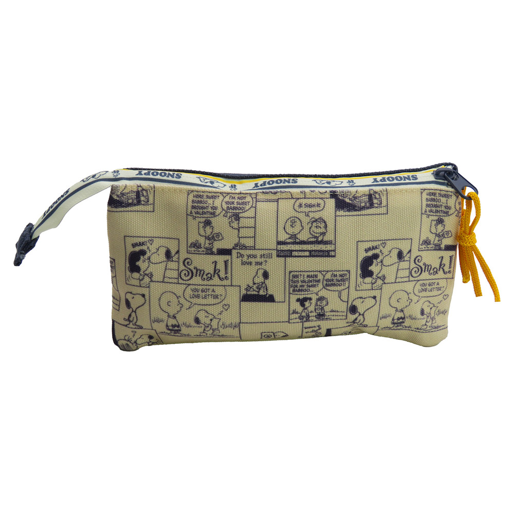 SNOOPY Comic Collection Triple Pencil Case