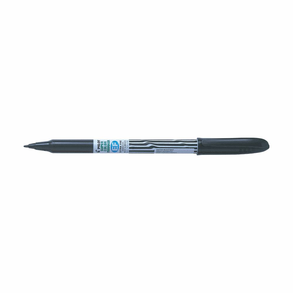 Permanent Marker PILOT Super Color SCA Extra Fine Black, Pack of 12pcs