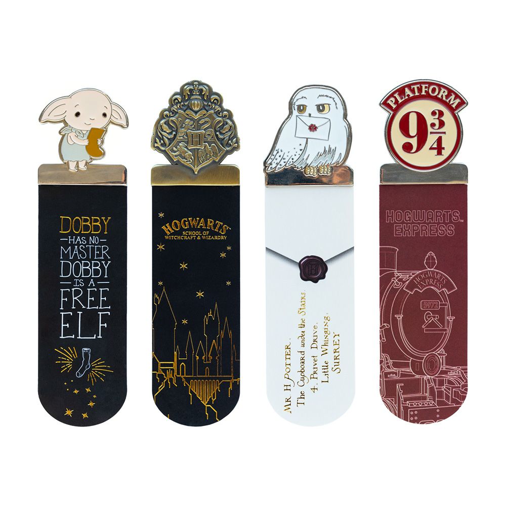Set of 4 Bookmarks HARRY POTTER