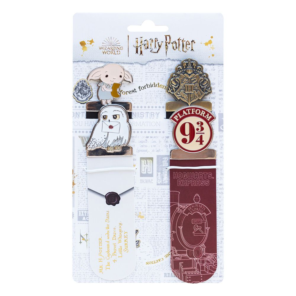 Set of 4 Bookmarks HARRY POTTER