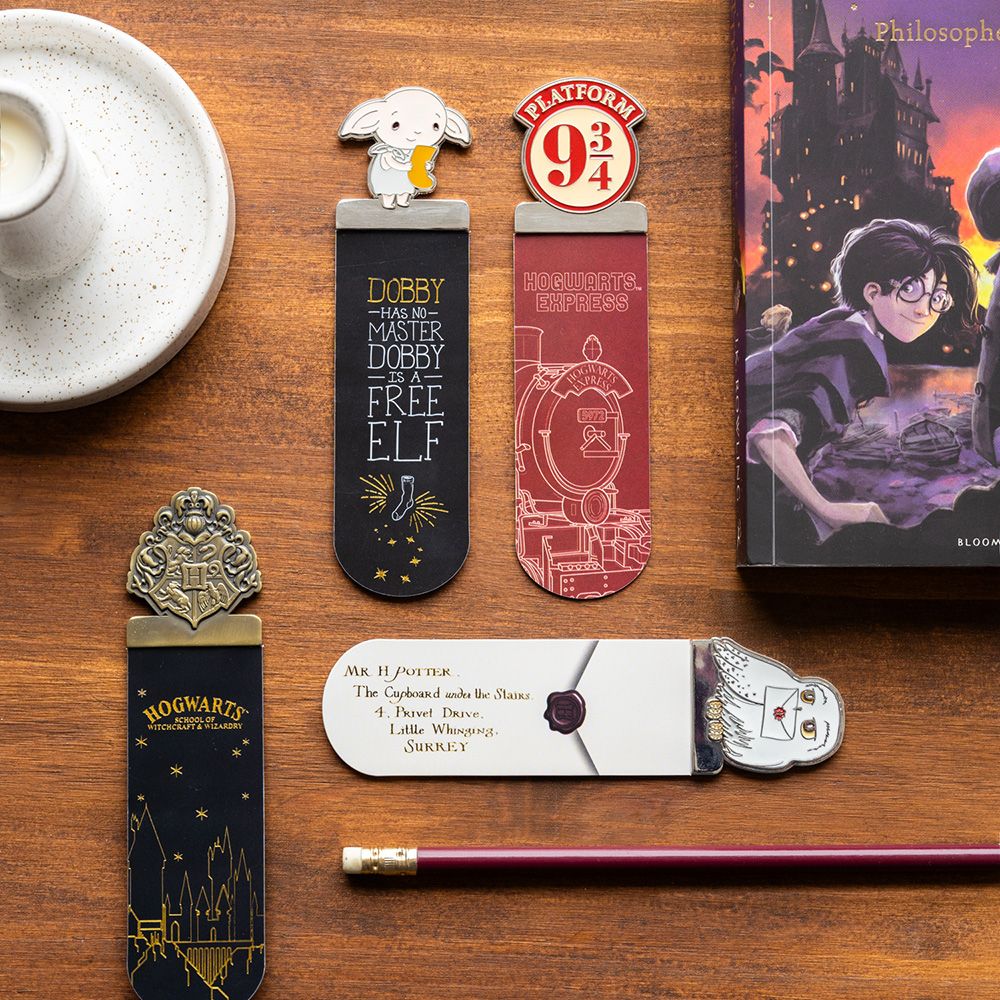 Set of 4 Bookmarks HARRY POTTER