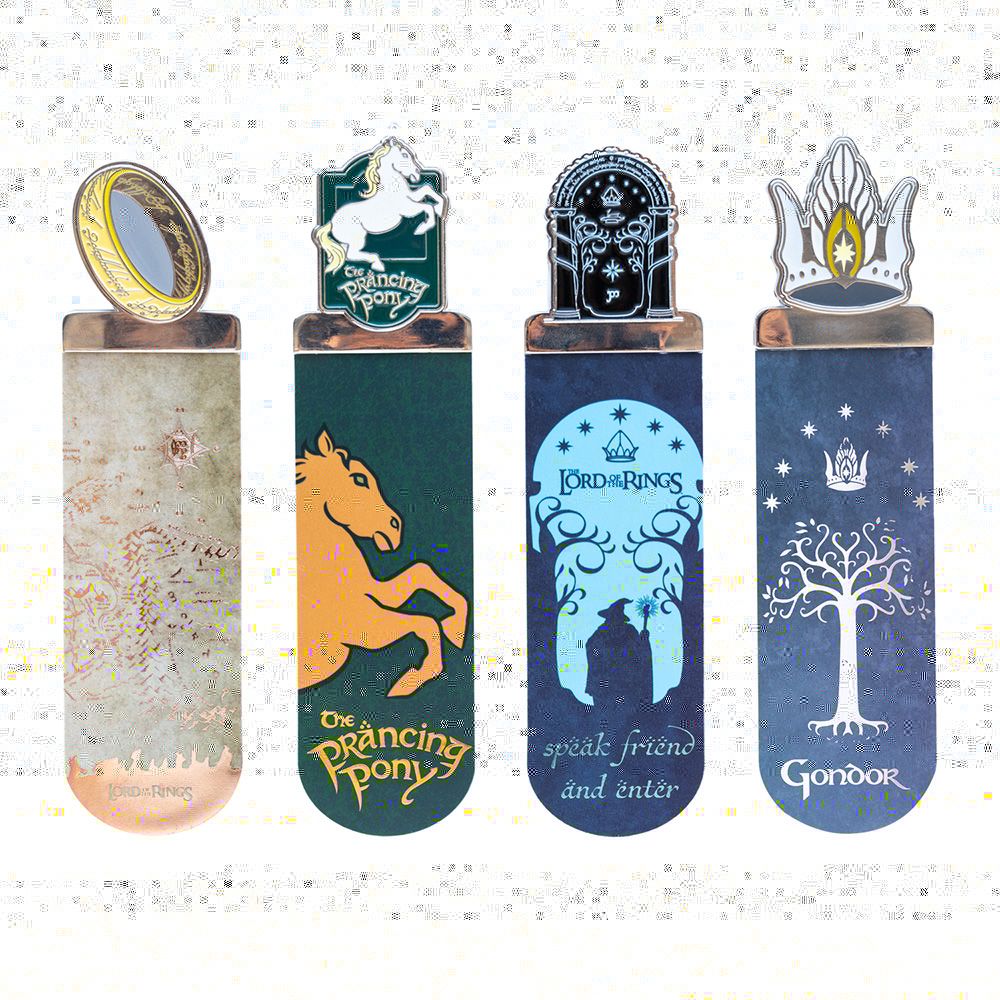 Set of 4 Bookmarks LORD OF THE RINGS