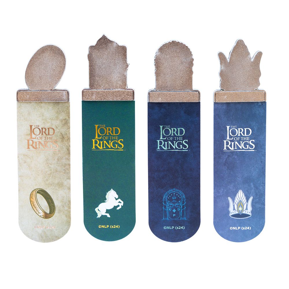 Set of 4 Bookmarks LORD OF THE RINGS