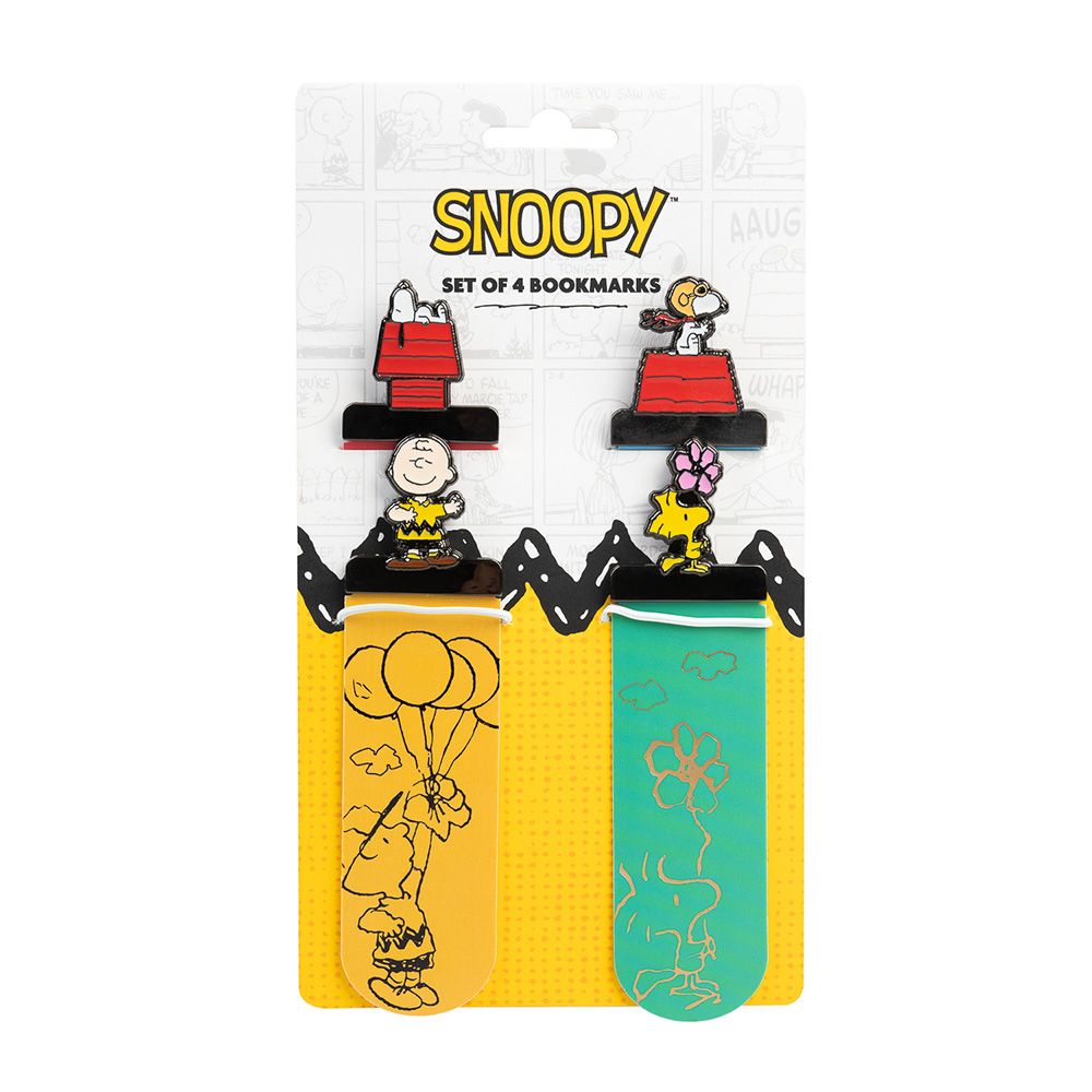 Set of 4 Bookmarks SNOOPY