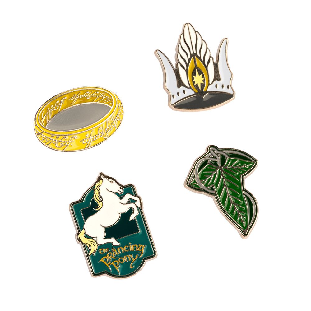 4 Badge Pack THE LORD OF THE RINGS