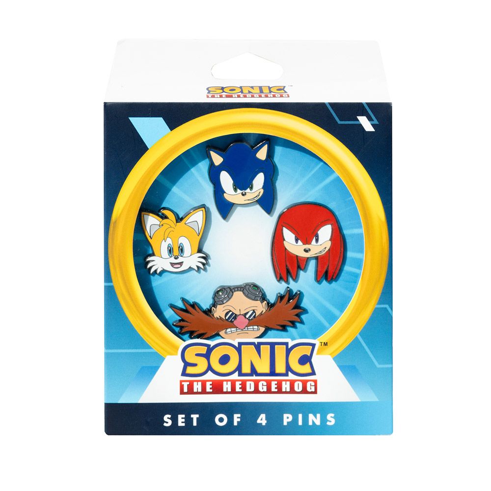 4 Badge Pack SONIC THE HEDGEHOG