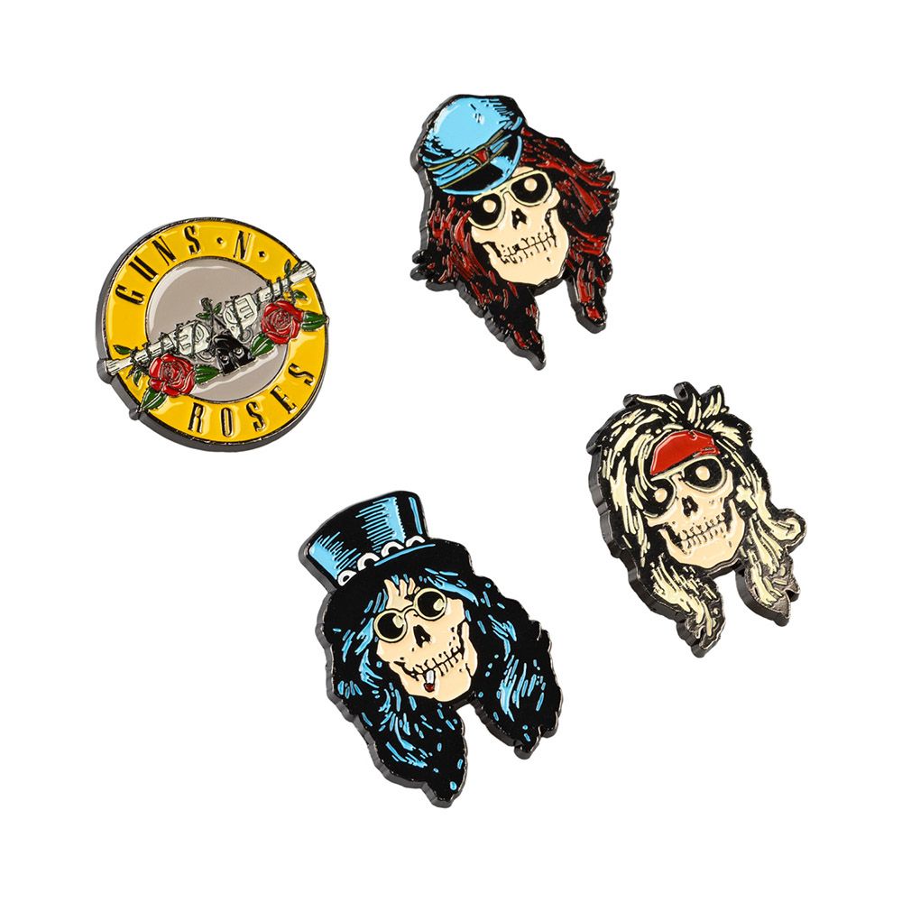4 Badge Pack GUNS N' ROSES