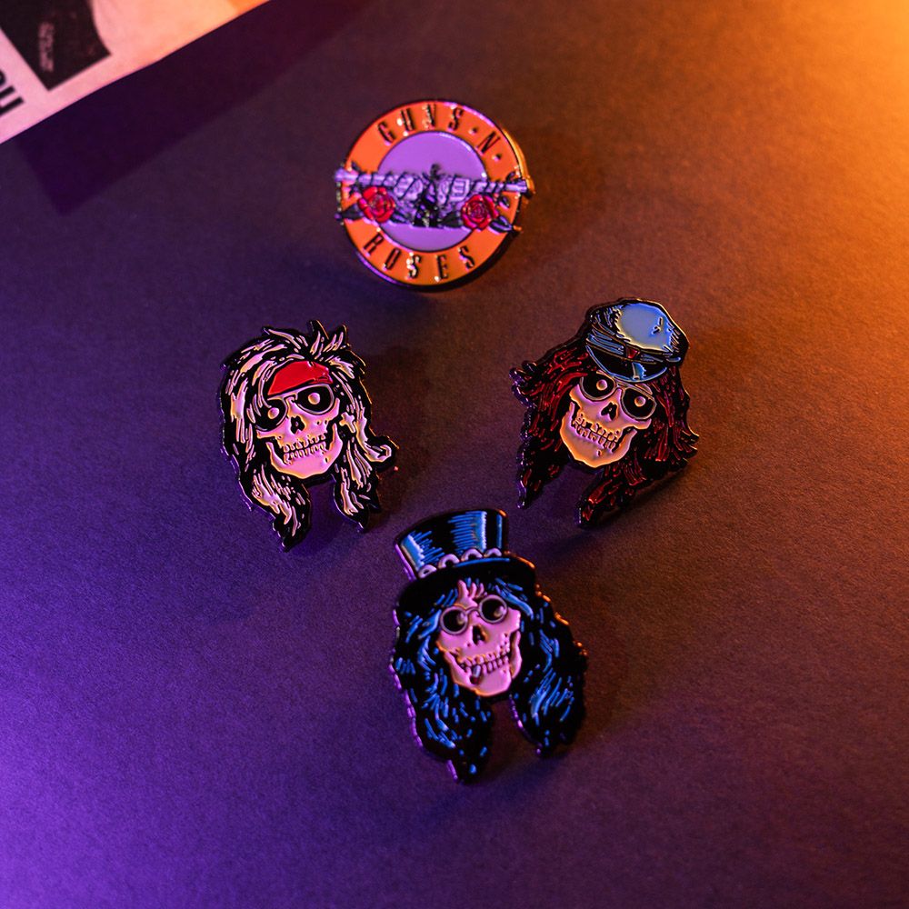 4 Badge Pack GUNS N' ROSES