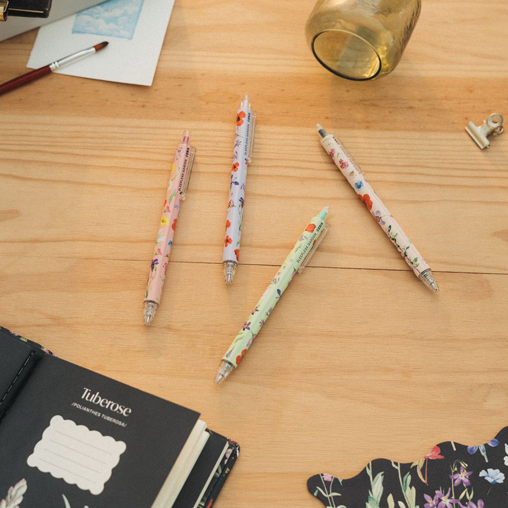 Set of 4 Pens SLEEPLESS GARDEN