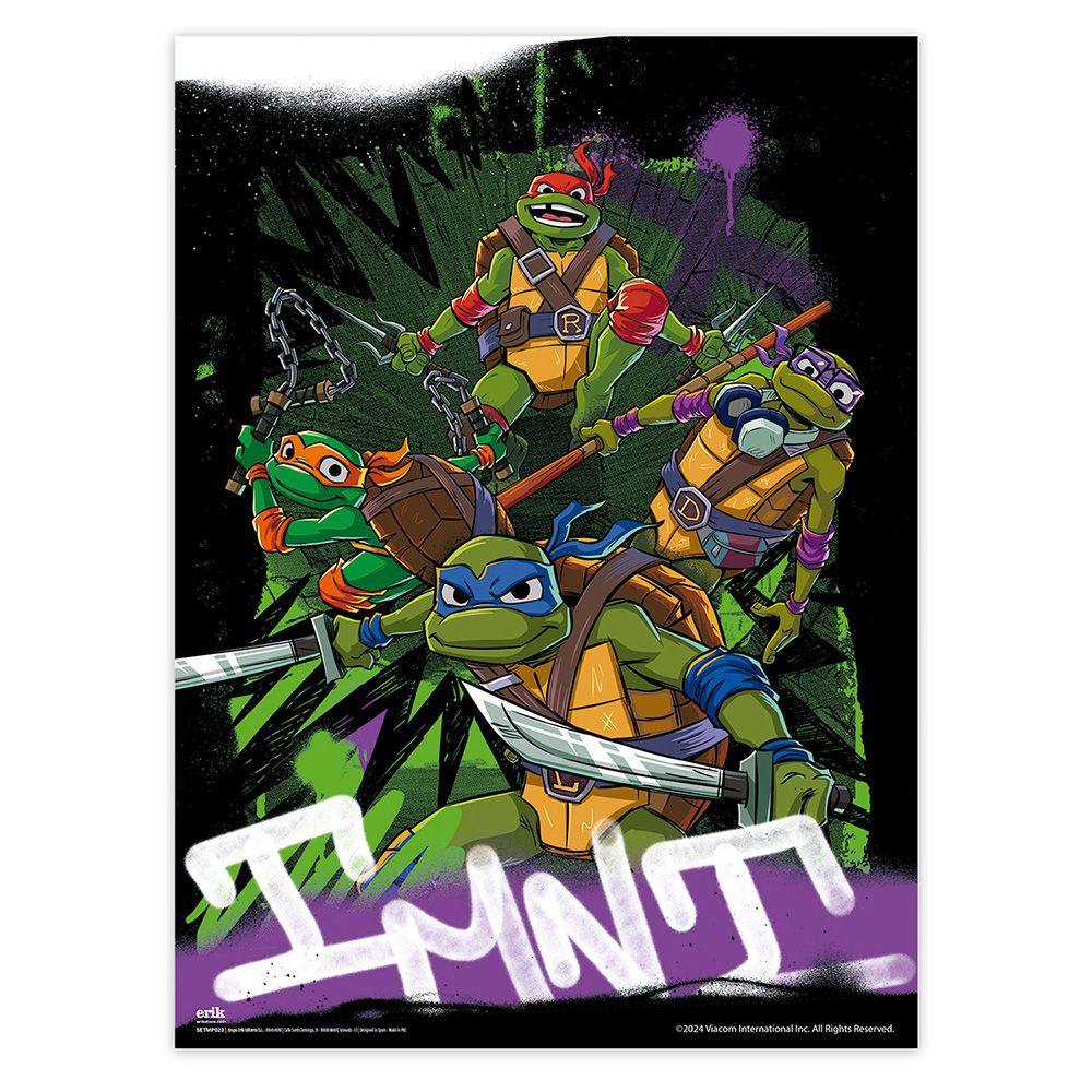 Set of 2 Mini Posters 38Χ52cm TEENAGE MUTANT NINJA TURTLES