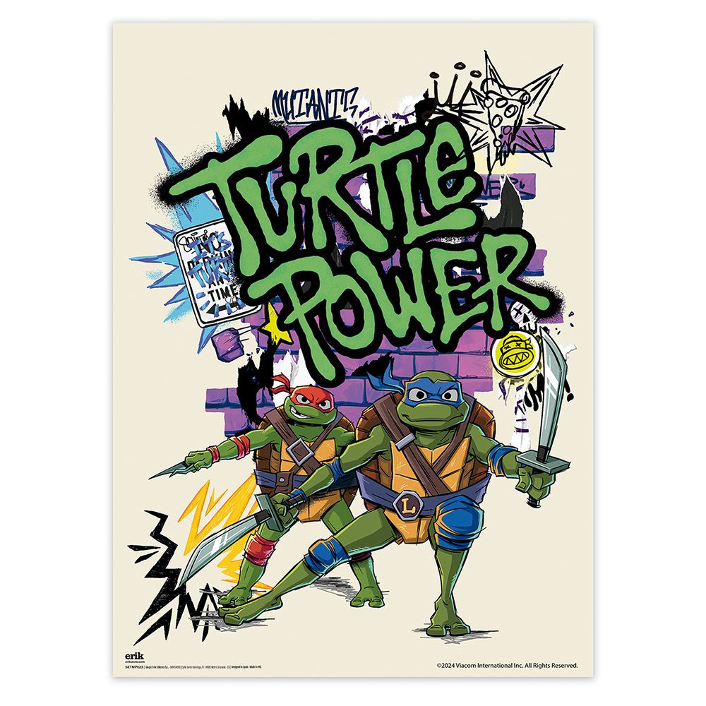 Set of 2 Mini Posters 38Χ52cm TEENAGE MUTANT NINJA TURTLES