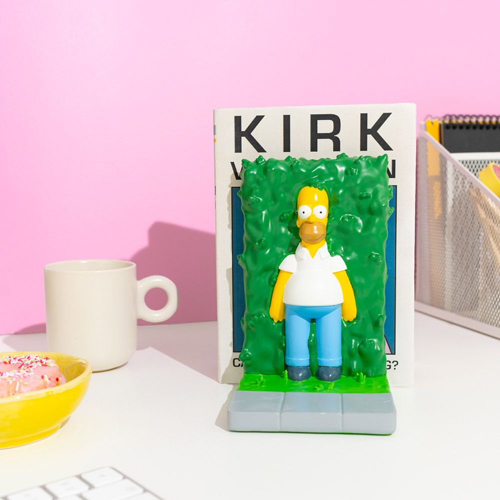 Set of 2 Resin Bookends 11cm THE SIMPSONS Homer Bush
