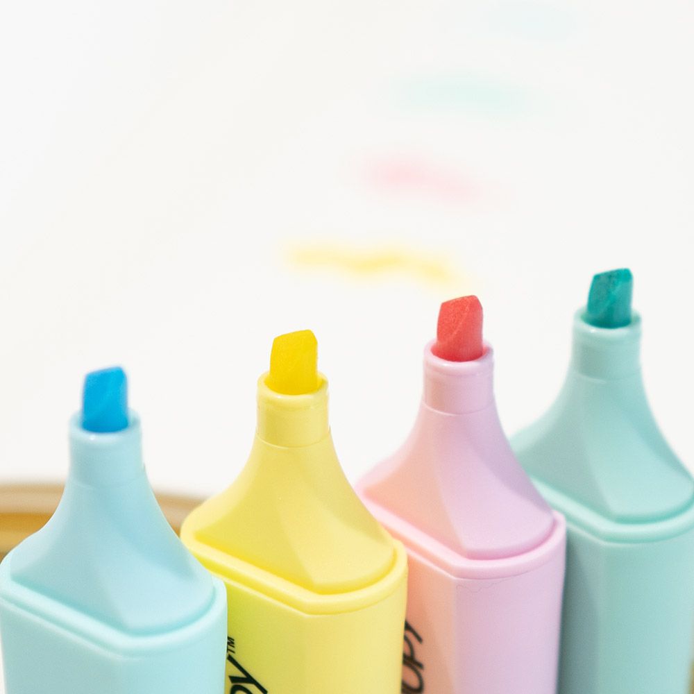 Σετ 4 Υπογραμμιστές (Highlighters) με 3D Topper SNOOPY