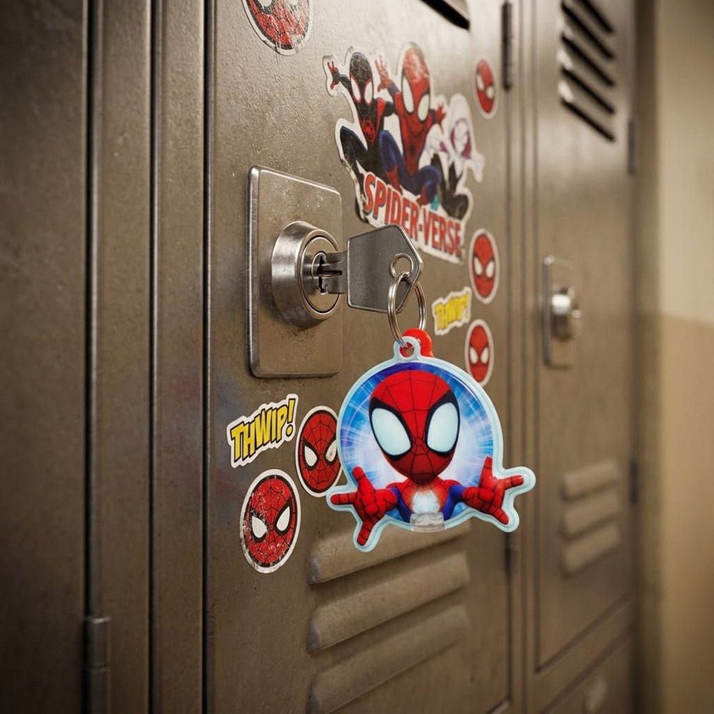Keyring with Light MARVEL SPIDEY and His Amazing Friends Glow Webs