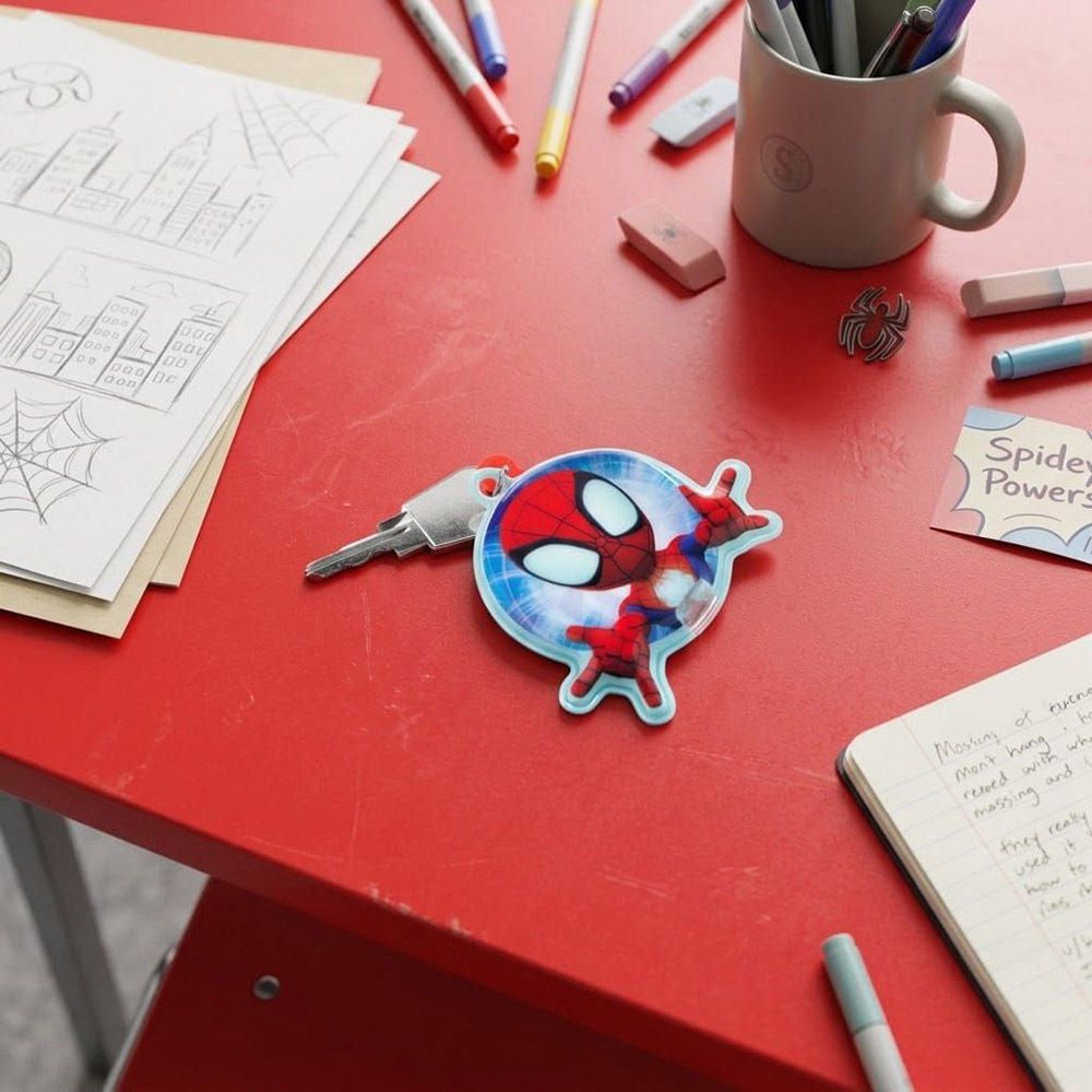 Keyring with Light MARVEL SPIDEY and His Amazing Friends Glow Webs